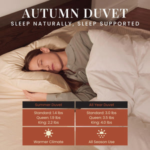 Hypoallergenic Autumn Duvet Insert – Down Alternative Comforter