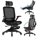 Ergonomic Office Chair with Footrest & Reclining High Back Mesh