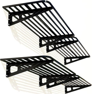 4-Pack Wall-Mounted Garage Shelving System – Heavy-Duty Steel, 840 lb Capacity
