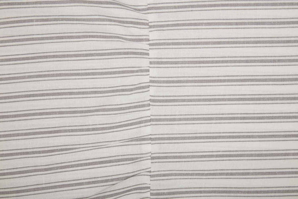 King Size Pillow Shams Set of 2 – Cotton Ticking Stripe Ruffle Pillow Covers