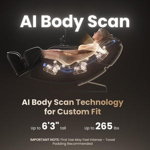 4D Full Body Massage Chair – Zero Gravity SL-Track Recliner