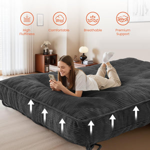 8" Futon Mattress | Roll-Up Floor Sofa Bed