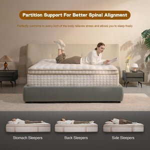Hybrid Mattress with Memory Foam & Pocket Springs | Medium Firm