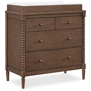 4-Drawer Dresser with Changing Top and Interlocking Drawers