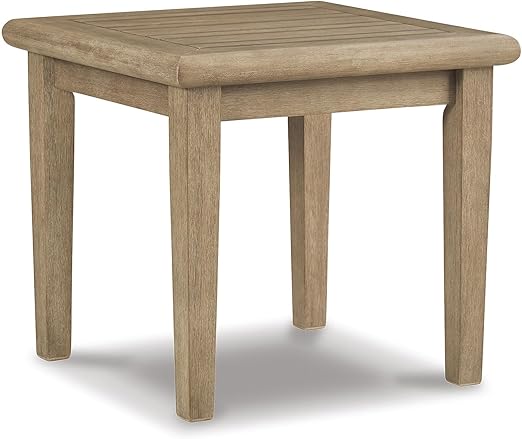 Eucalyptus Wood Outdoor Coffee Table & End Table