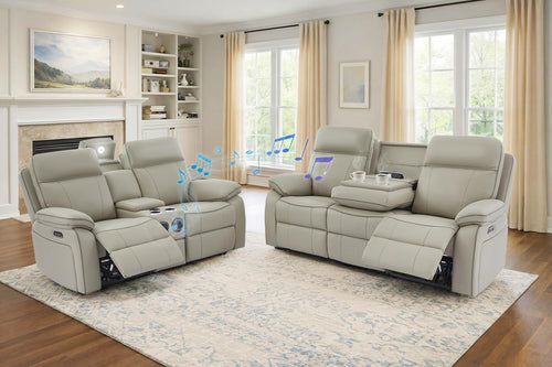 Power Reclining Sofa & Loveseat Set