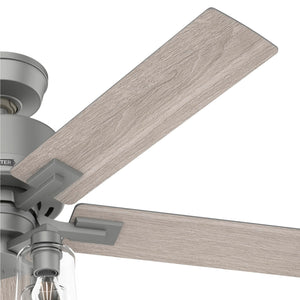 52-Inch Smart Ceiling Fan with LED Light & Remote