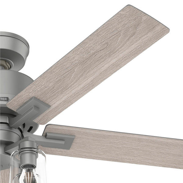 52-Inch Smart Ceiling Fan with LED Light & Remote