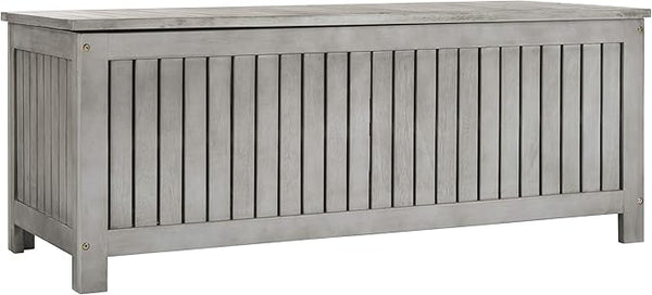 Outdoor Cushion Storage Deck Box with Bench Seat