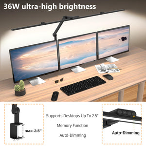 36W LED Architect Desk Lamp with Clamp