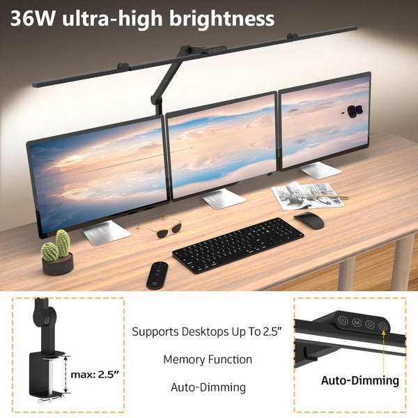 36W LED Architect Desk Lamp with Clamp