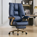 Big & Tall Reclining Executive Office Chair with Footrest