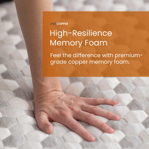 Copper Infused Memory Foam Mattress – Flippable Soft & Firm