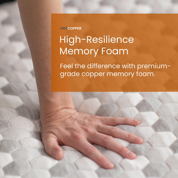 Copper Infused Memory Foam Mattress – Flippable Soft & Firm