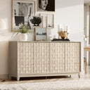 Fluted Sideboard Cabinet with Storage