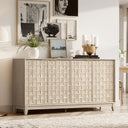 Fluted Sideboard Cabinet with Storage