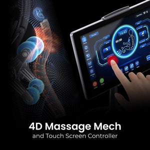 4D Full Body Massage Chair with SL-Track & Zero Gravity