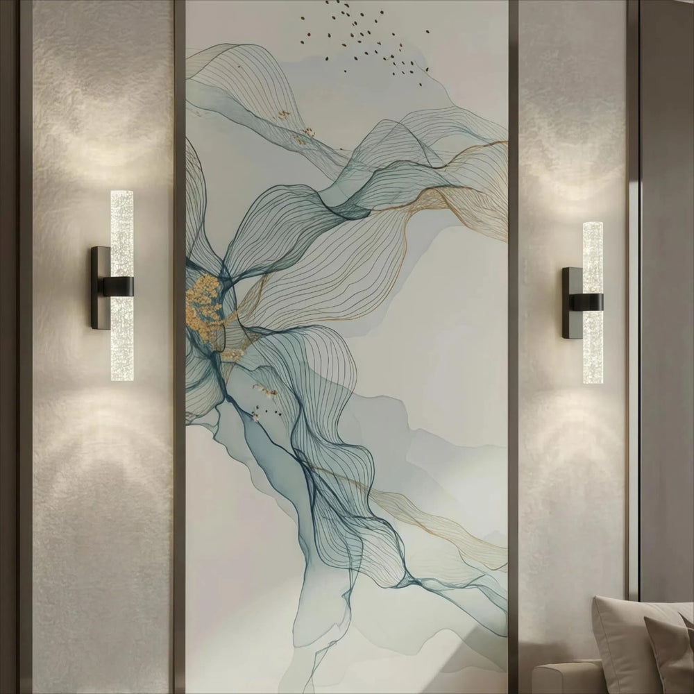 Rechargeable LED Wall Sconces Set of 2 with Remote Control