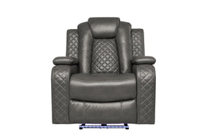 3-Piece Power Recliner Sofa Set with LED & Wireless Charging