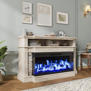Farmhouse Electric Fireplace TV Stand for TVs up to 65"