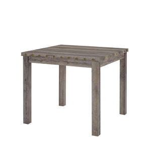 Square Counter Height Dining Table with Barstools