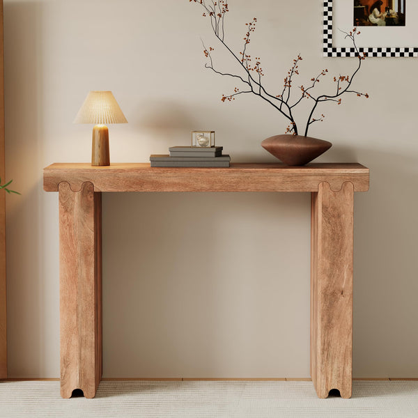 45-Inch Solid Mango Wood Console Table
