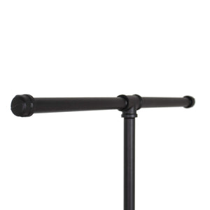 Industrial Pipe 4-Way Clothing Rack