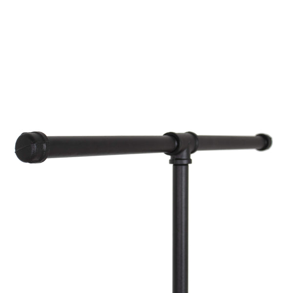 Industrial Pipe 4-Way Clothing Rack