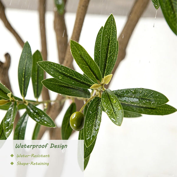 Artificial Olive Tree – UV Resistant Faux Olive Tree for Indoor & Outdoor