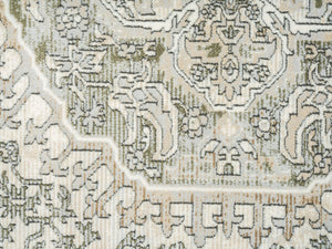 Beige & Green Vintage Area Rug