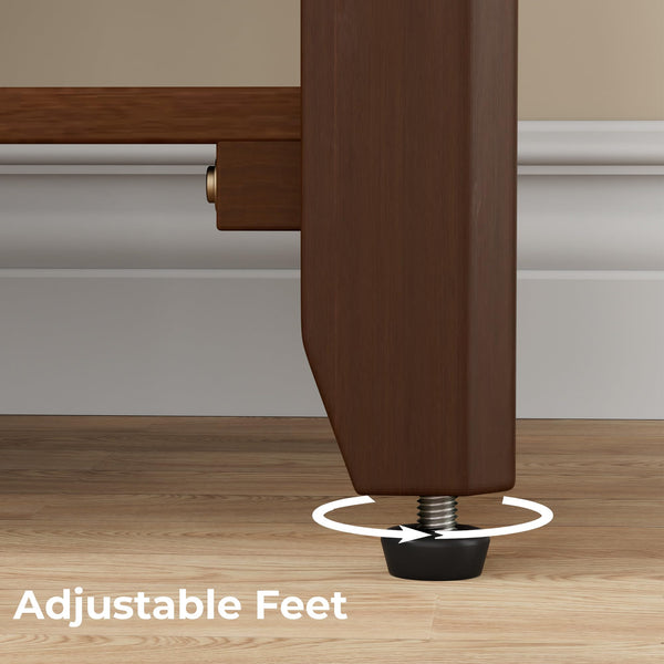 Shoe Storage Bench with Flip-Top Lid, Cushion & Adjustable Shelf