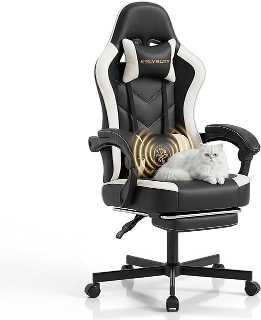 High Back Ergonomic Gaming Chair with Pocket Spring Cushion
