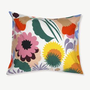 Cotton Floral Duvet Cover Set with Shams
