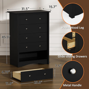 5-Drawer Tall Dresser