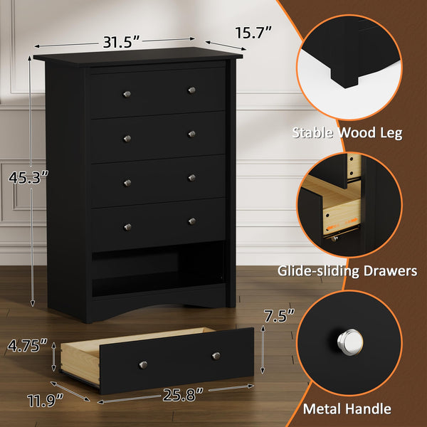 5-Drawer Tall Dresser