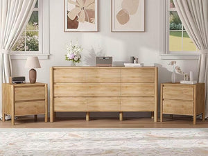 3-Piece Bedroom Dresser Set with Nightstands