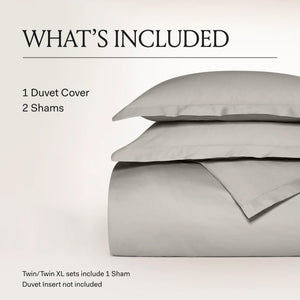 Organic Cotton Duvet Cover Set with Shams