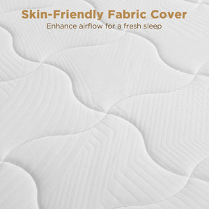 Full Size Mattress – Medium Firm Hybrid with Pocketed Springs & Cooling Foam