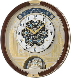 Melody in Motion Analog Wall Clock with Music & Volume Control