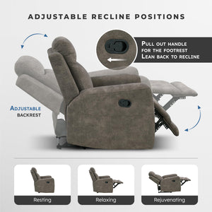 Double Reclining Loveseat with Storage Console & Cup Holders