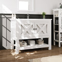 36-Inch Farmhouse Bathroom Vanity with Ceramic Sink
