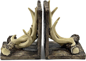 Deer Antler Bookends – Set of 2