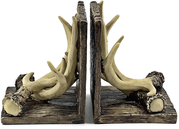 Deer Antler Bookends – Set of 2