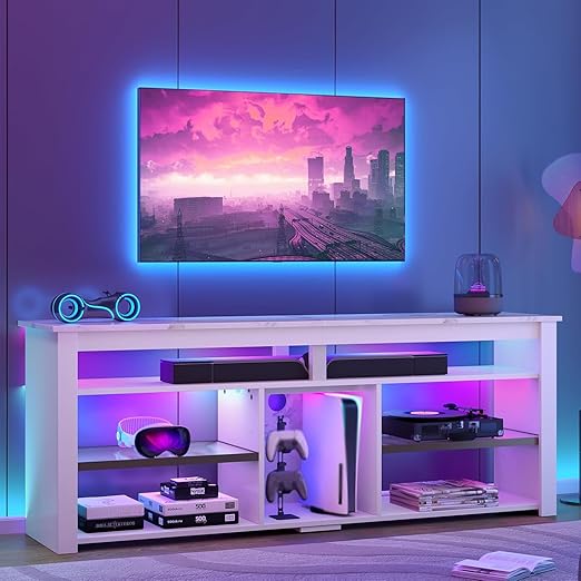 63" LED TV Stand with Storage