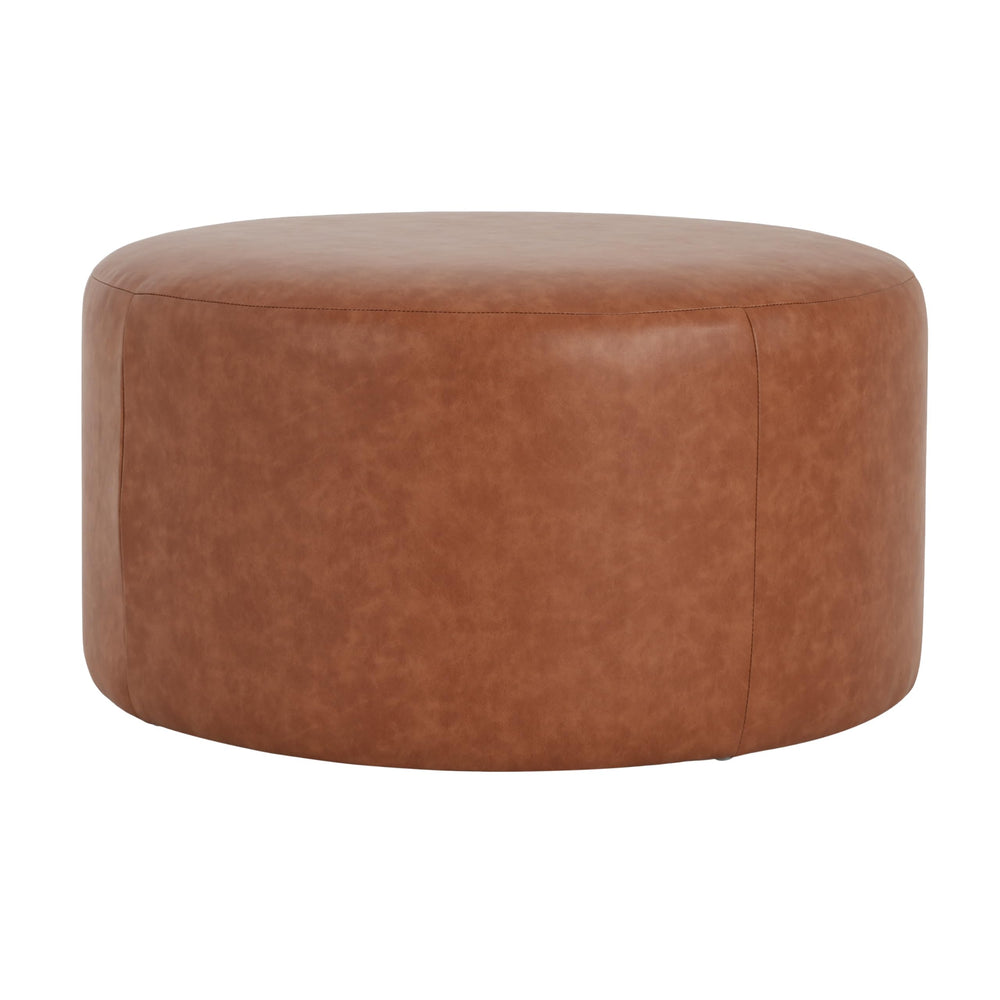Round Upholstered Ottoman Foot Stool