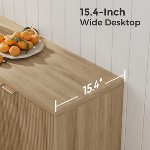 Buffet Cabinet with Adjustable Shelves & Doors