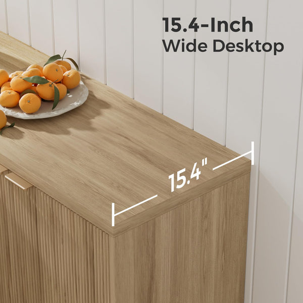 Buffet Cabinet with Adjustable Shelves & Doors