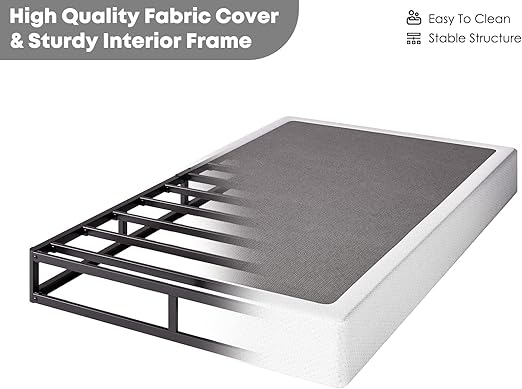 5-Inch Low Profile Box Spring with Fabric Cover