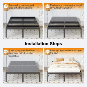 Bunkie Board with Anti-Slip Base – King, Full & Twin Sizes