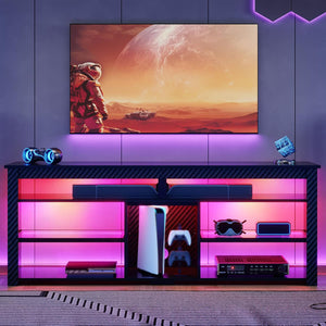 63" LED TV Stand with Storage